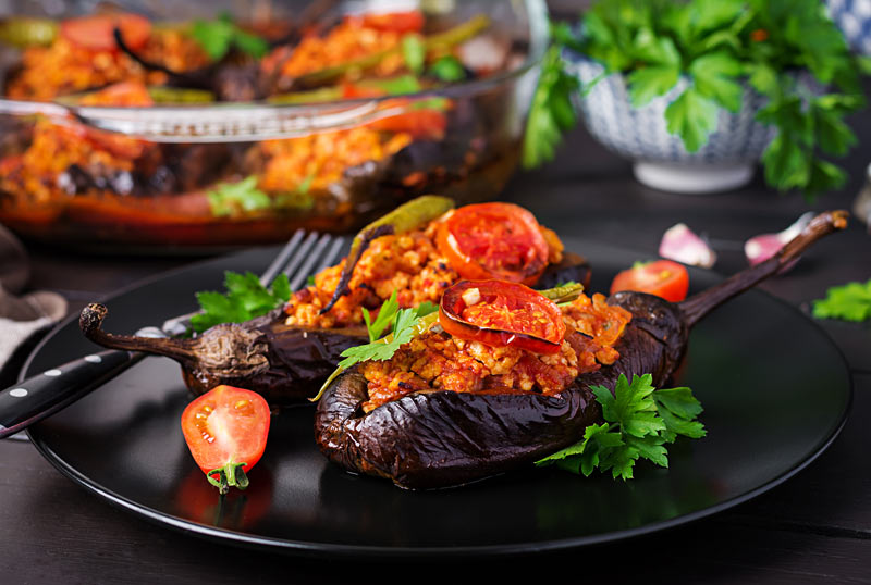 Eggplant Stuffed